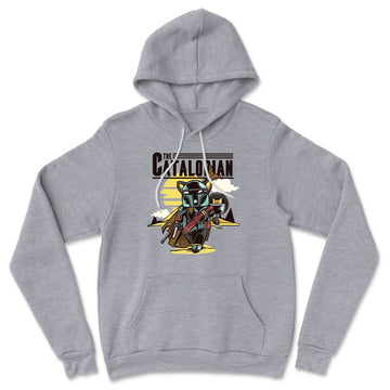 The Catalorian Hoodie in Athletic Heather color